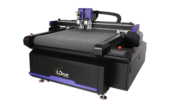 LDCUT K8 affordable CNC oscillating knife cutting machine for sampling and short-run production